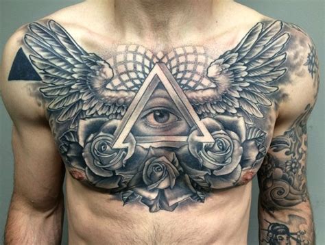 tatuajes en el pecho|95 Ideas de tatuajes para el pecho